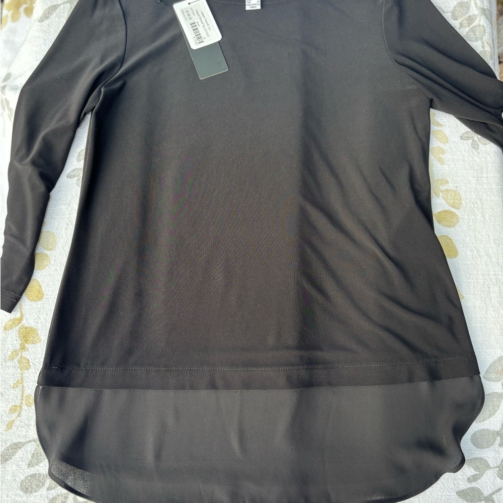 Joseph Ribkoff Black 3/4 top elegant,For casual and formal occasions 👠👢S-4 - Picture 7 of 10